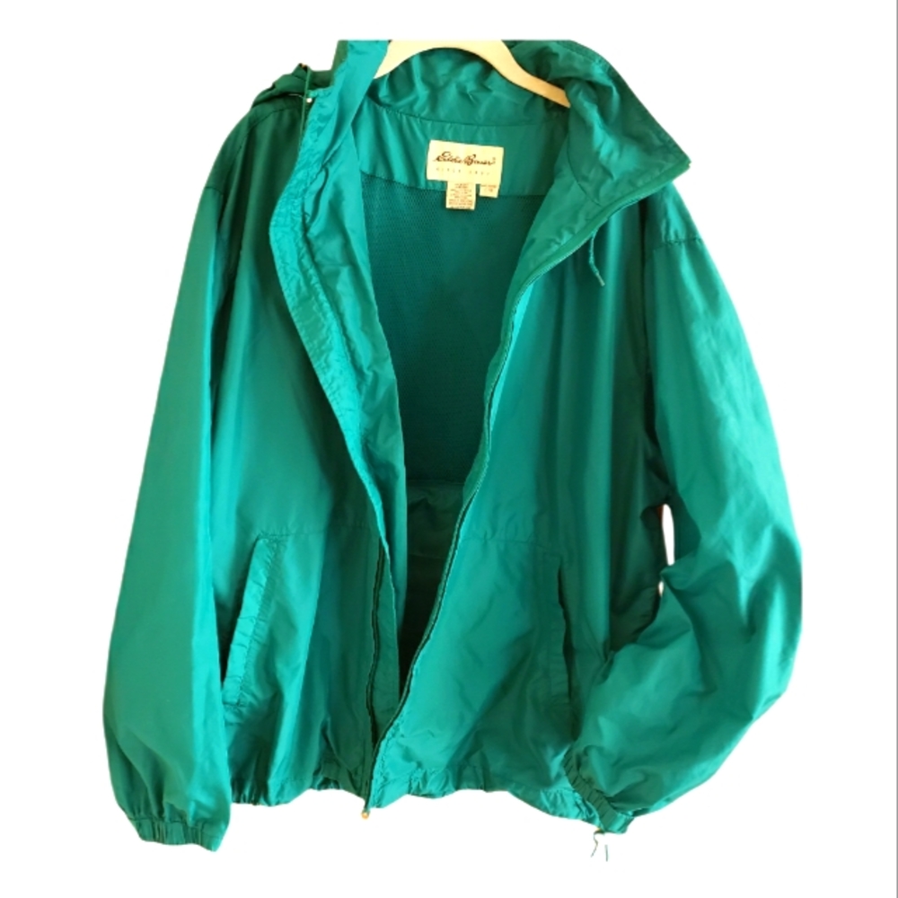 Eddie bauer teal windbreaker size L